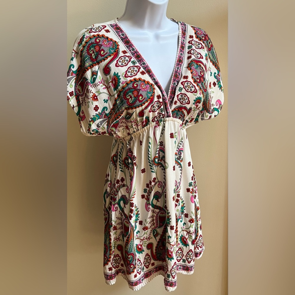 twentyone floral, bohemian style top / dress - Size S